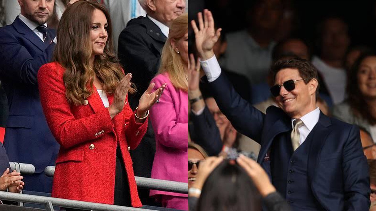 WATCH Now: Did Kate Middleton Smile & Blush Seeing Tom Cruise At Euro