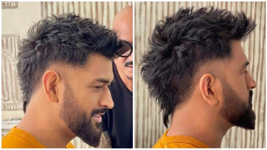 Ageing Like Fine Wine': MS Dhoni Burst Out The Internet By His Trendy Faux  Hawk Haircut And Beard, Fans Left In Awe | IWMBuzz