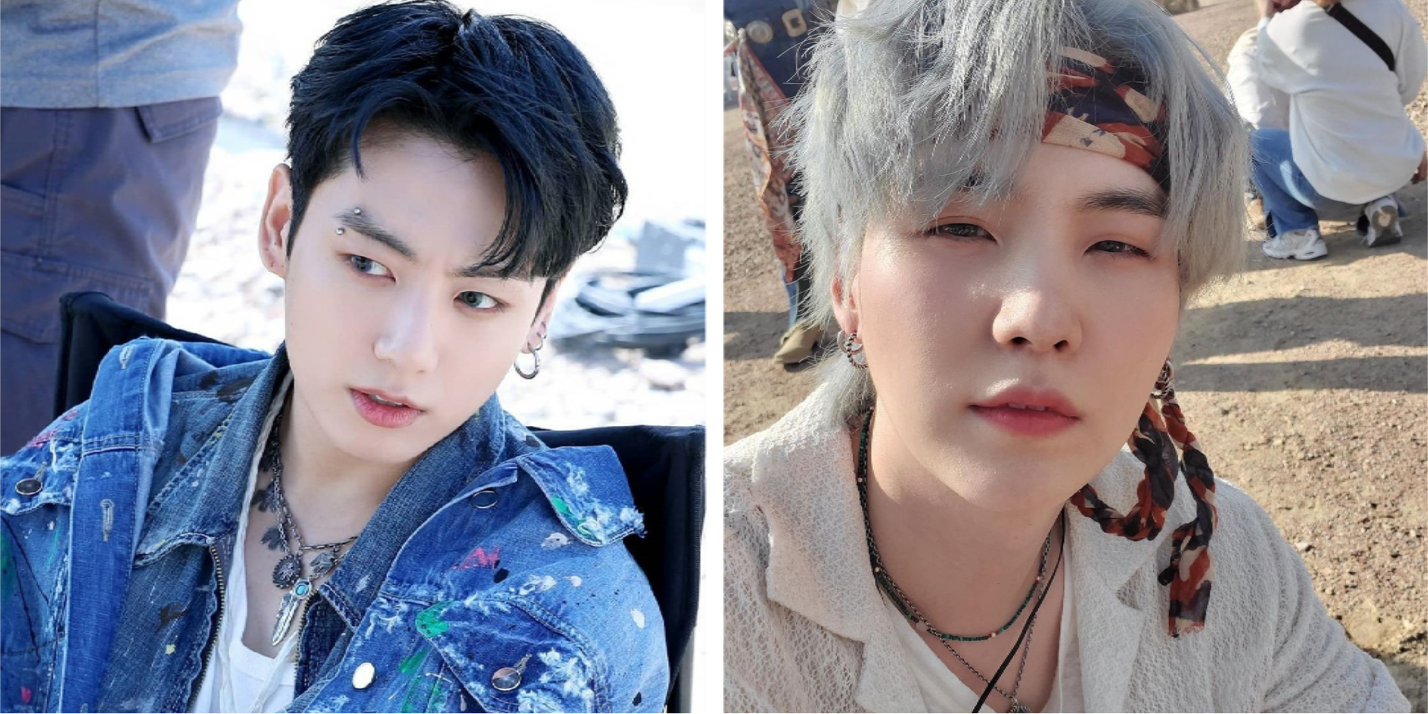 Jungkook and Suga stab the hearts of their fans with their fashion!