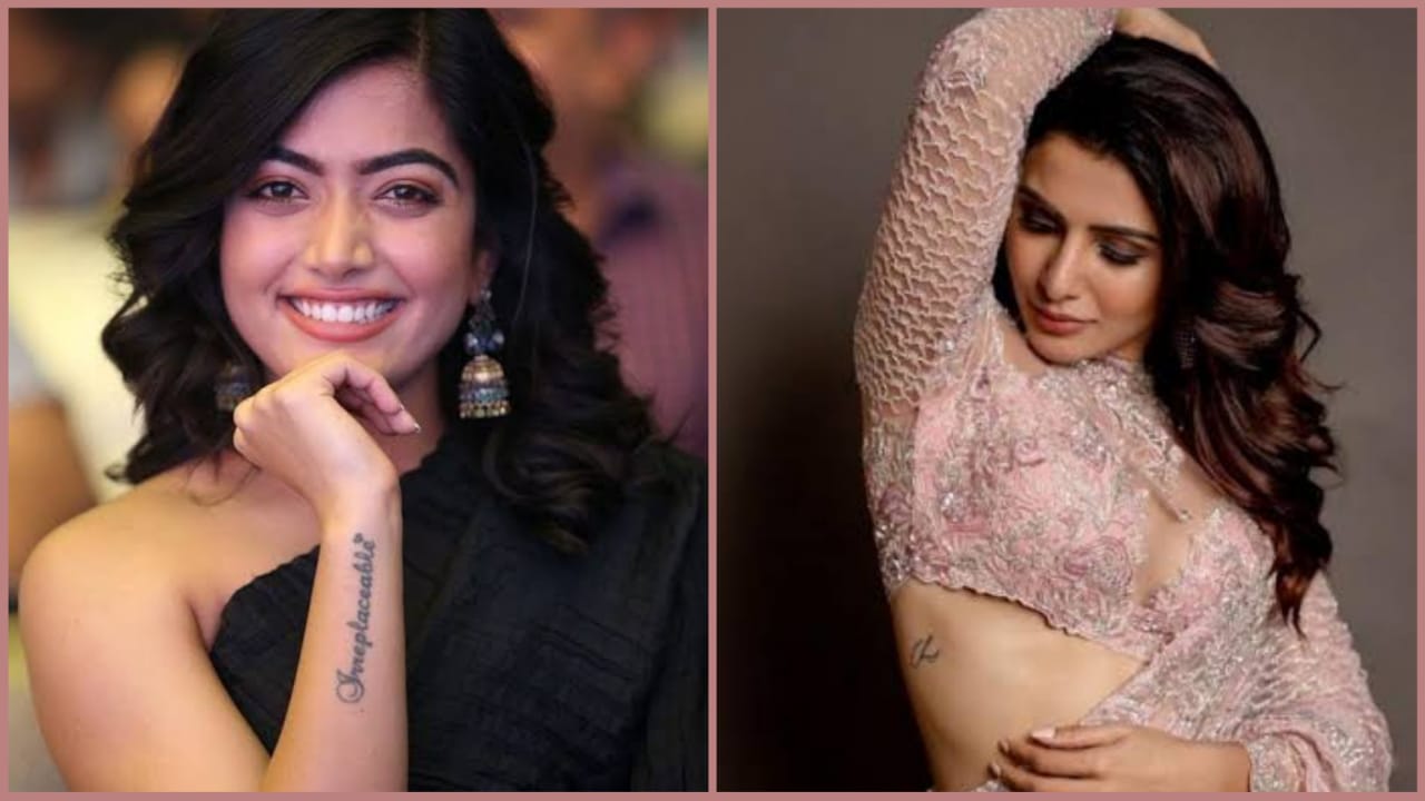 Tattoo Girls: From Rashmika Mandanna To Samantha Akkineni: 'These' South  Actresses Are Crazy About Tattoos, Check Out | IWMBuzz