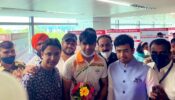 Watch Now: Tokyo Olympics gold-medalist Neeraj Chopra gets a hero's welcome at Delhi airport, see viral video 446107
