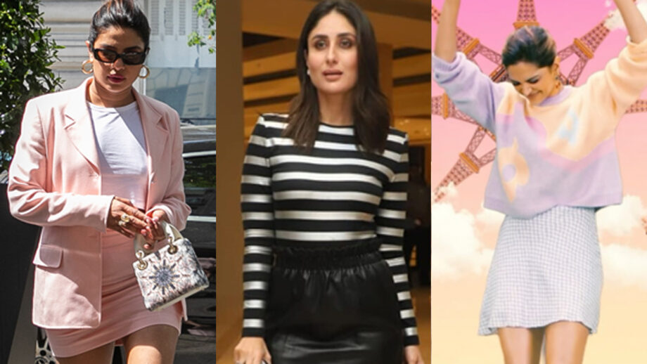 Flaunt your hot pair of legs the Priyanka Chopra, Kareena Kapoor and Deepika Padukone style in super-hot mini skirts 487126
