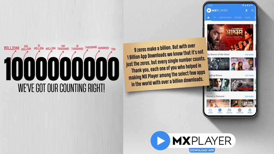 It's Amazing! MX Player hits the 1 billion+ downloads mark on Google Play Store 484622