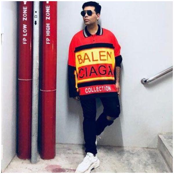 Quirky Attires! Check Out Karan Johar’s Expensive Ensembles From Balenciaga; From T-Shirt To Track Jacket - 1