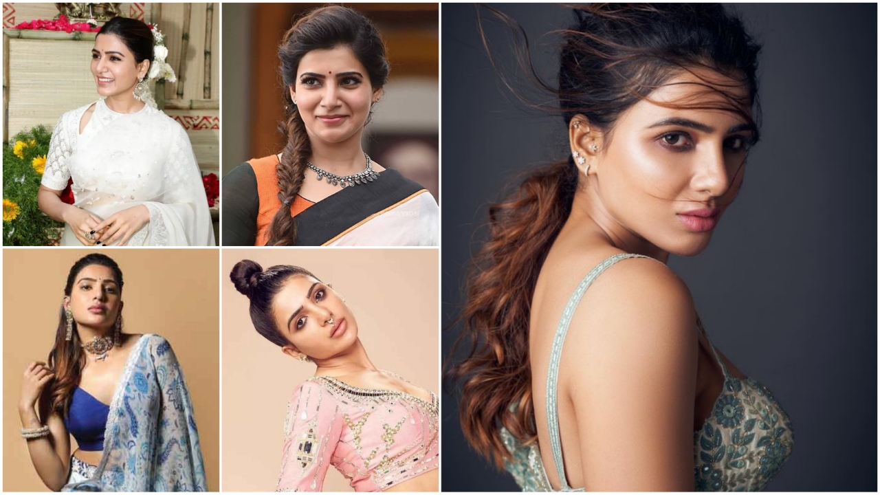 Samantha Ruth Prabhus Approved Hairstyles To Celebrate Ganesh Utsav In  Style Which One Will You Choose  IWMBuzz