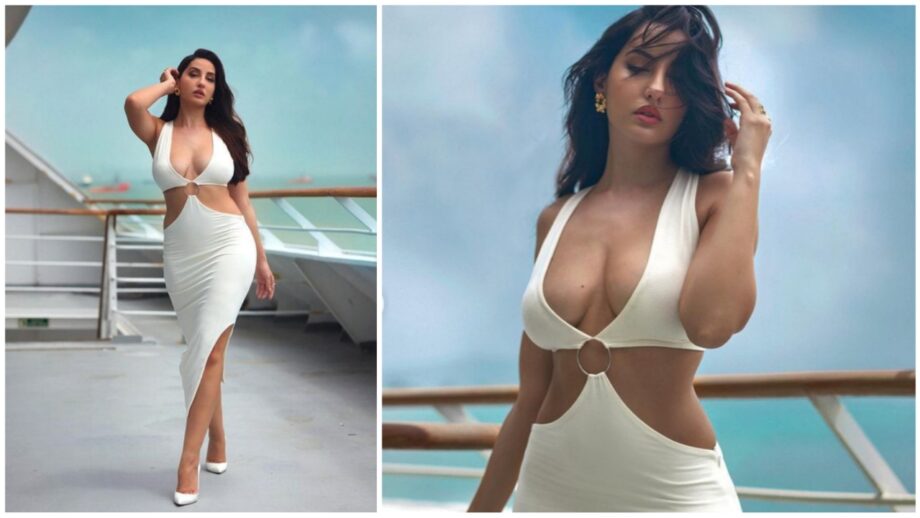 Nora Fatehi slays in yet another scorching hot outfit! 