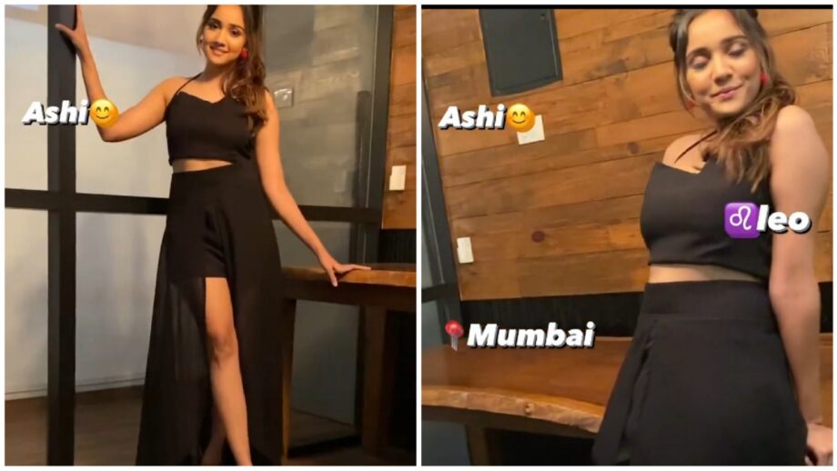 What A Beauty: Ashi Singh flaunts her hot pair of legs in sensuous transparent black slit dress, are you in love already? 484151