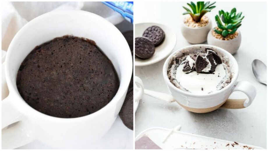 Are You Craving For Something Sweet & Smoothie? Here's A Oreo Mug Cake To Make In Just 5 Minutes, Recipe 499980