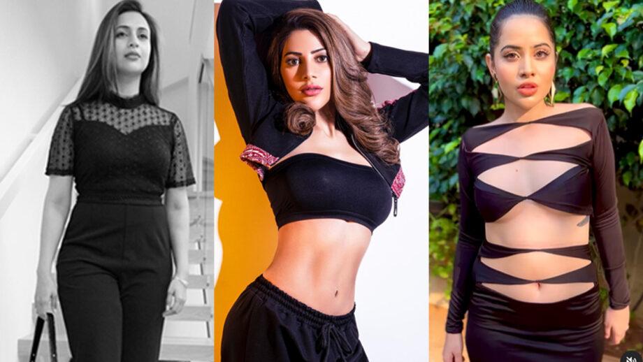 TV Hot Babes: Divyanka Tripathi is ethnic queen, Nikki Tamboli is curvaceous hottie in black co-ord set, Urfi goes bold in her unique cut-out dress 507315