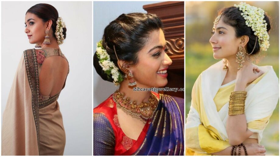 Want to ace the Floral Hair Bun? Learn from Keerthy Suresh, Rashmika  Mandanna and Sai Pallavi | IWMBuzz