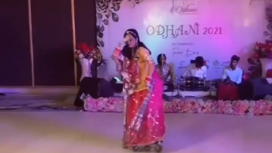 Wow! Amazing! A Young Woman Is Making Waves On The Internet For Performing Traditional Rajasthani Dance While Skating, Netizens Can't Stop Applauding 509672