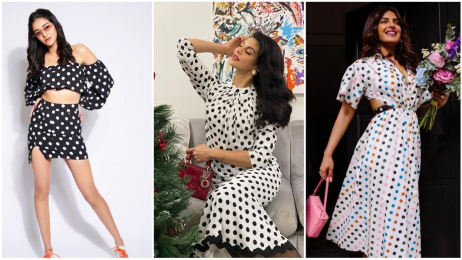 Ananya Panday, Jacqueline Fernandes and Priyanka Chopra are Retro Queens In polka dots