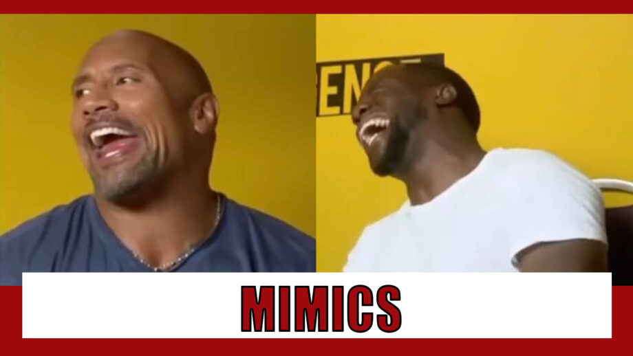 The Rock, Dwayne Johnson Sends Internet Laughing As He Mimics Kevin Hart: See Video 518396