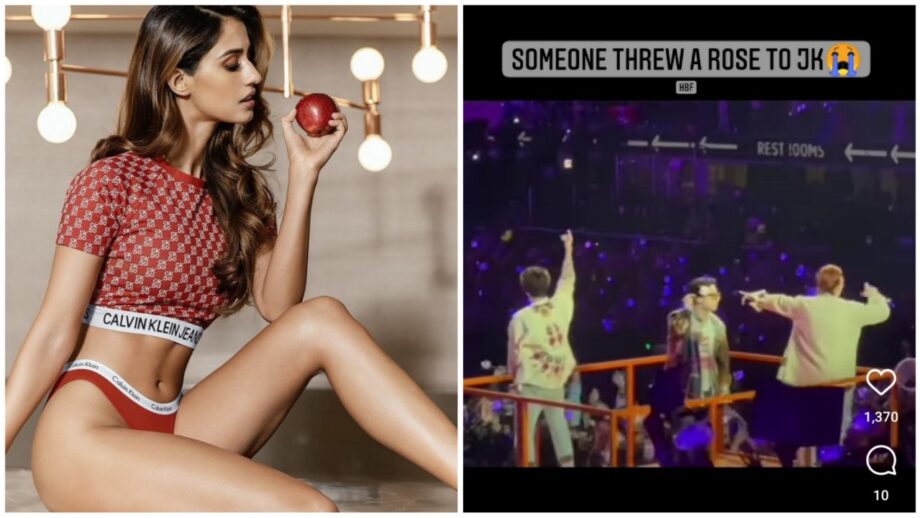 What's Cooking Baby: Disha Patani is the 'ultimate' hotness queen in Calvin  Klein bikini, BTS fame Jungkook gets ready with a rose | IWMBuzz
