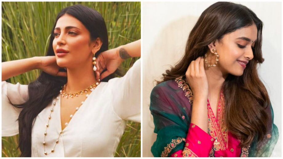 South Divas On Fire: Shruti Haasan and Keerthy Suresh give vogue goals in  ethnic vibes, see pics | IWMBuzz