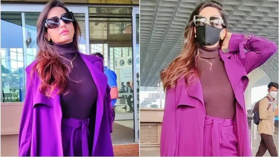 What a Hottie! Nora Fatehi makes heads turn at the airport in ₹45k jacket, Check out her entire outfit 540925