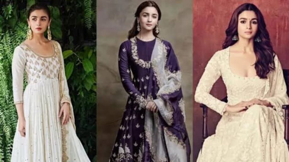 Which Anarkali Suit From Alia Bhatt's Closet Would You Like To Steal? |  IWMBuzz
