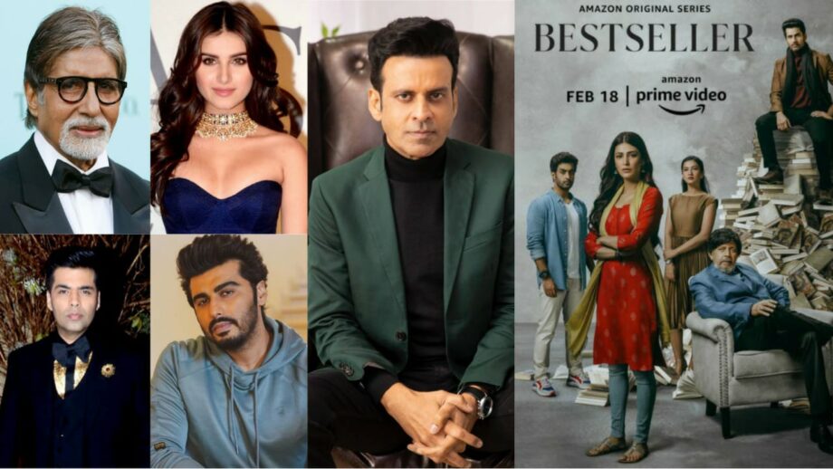 Amitabh Bachchan, Karan Johar, Manoj Bajpayee, Abhishek Bachchan, Parineeti Chopra, and Arjun Kapoor among other Bollywood celebs root for Amazon Original Series Bestseller 555514