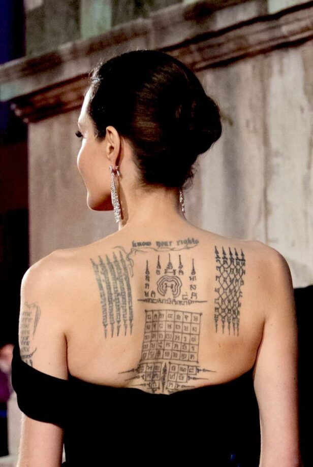 Angelina Jolie's Tattoos & Its Meaning Revealed: Has A Bengal Tiger
