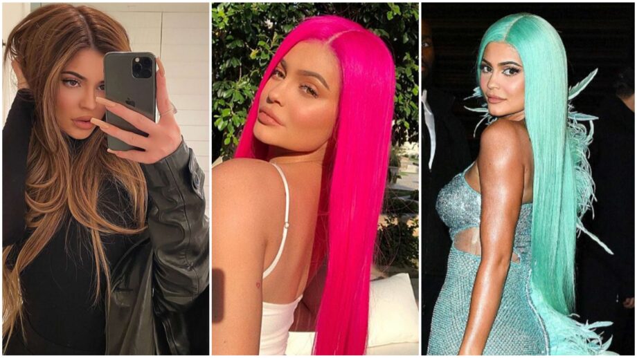 Kylie Jenner can pull off any hair color she wants from pink, grey to  blonde | IWMBuzz
