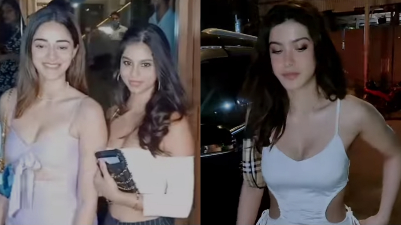 ‘BFF Trio’ Suhana Khan, Ananya Panday and Shanaya Kapoor arrive for dinner at restaurant, sexy look video goes viral |  MSN News
