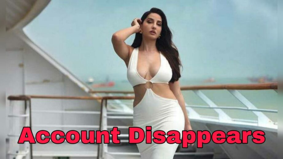 SHOCKING: Nora Fatehi's Instagram account disappears abruptly 552448