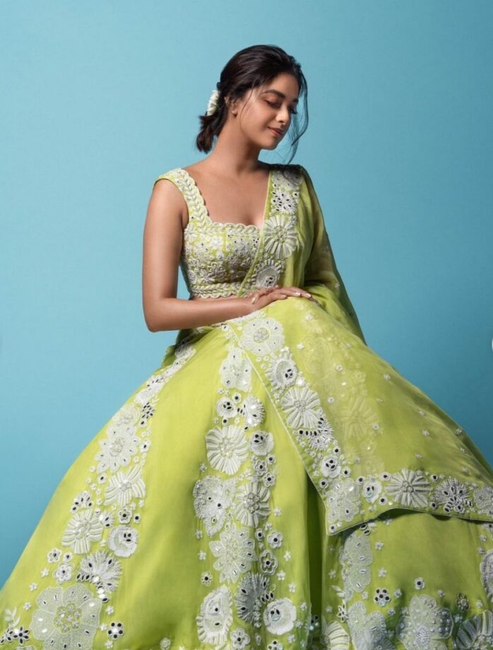 Buy Alia Bhatt Silk A Line Lehenga Choli in Lemon Lime Green Online in  India - Etsy in 2023 | Function dresses, Kalamkari blouse designs, Lehenga  choli