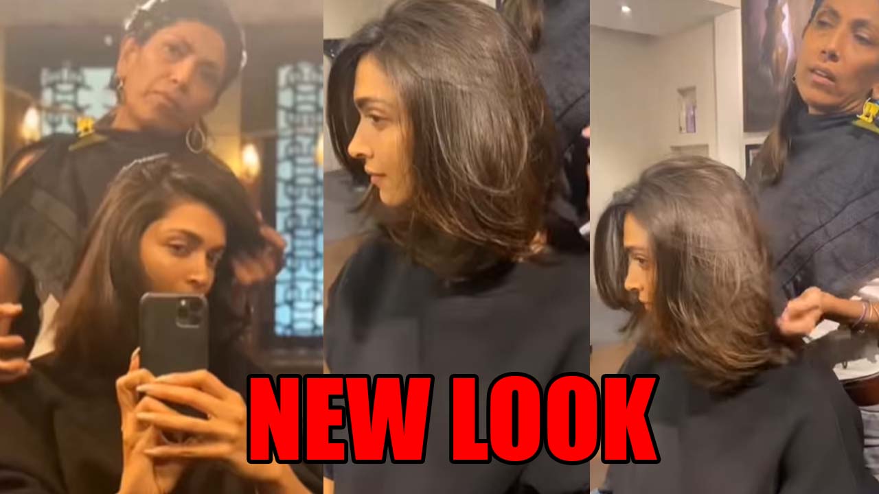 Deepika Padukone flaunts new short haircut; see video | IWMBuzz