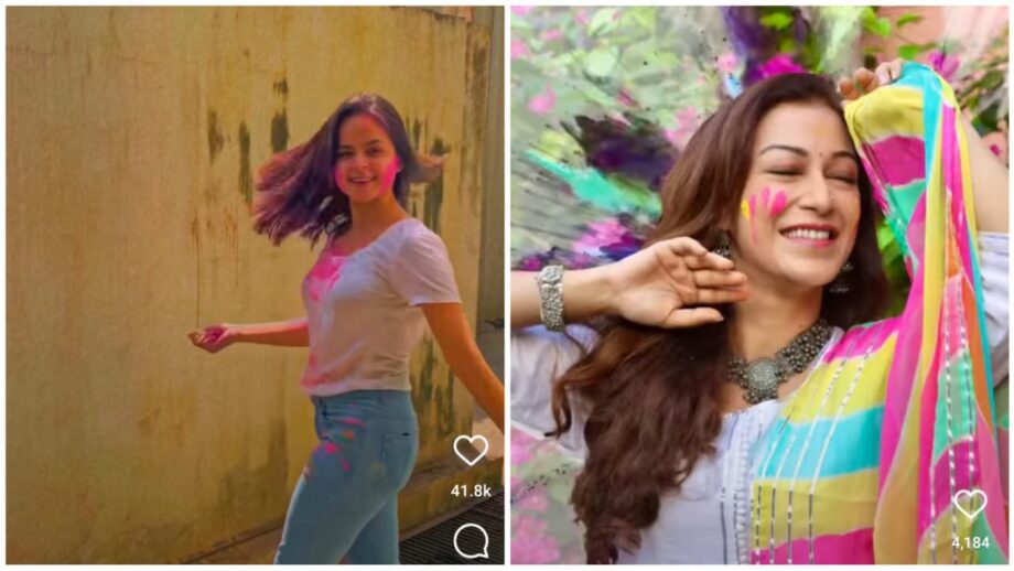 Girls Wanna Have Fun: TMKOC babes Palak Sindhwani and Sunayana Fozdar enjoy wild Holi celebration, check ASAP 581668