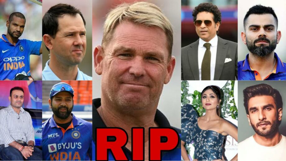 RIP Shane Warne: Sachin Tendulkar, Ricky Ponting, Virat Kohli, Virender Sehwag, Harbhajan Singh, Ranveer Singh, Shilpa Shetty and others mourn his loss 571917