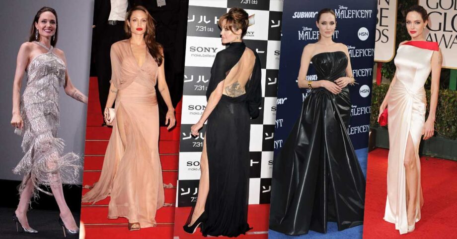 Angelina Jolie’s Stunning, Dazzling Gowns Will Make You Feel Like Royal Queen - 2
