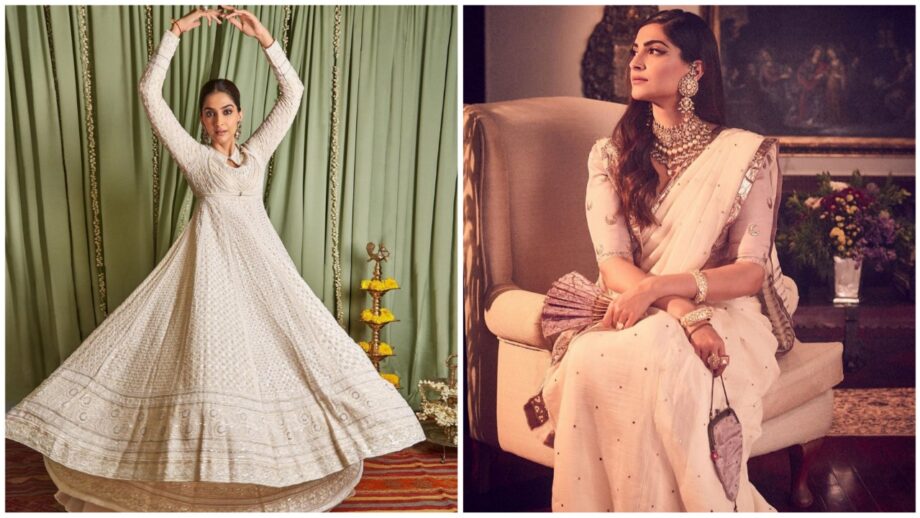 Learn How To Incorporate Ivory In Your Ethnic Wear Like Sonam Kapoor