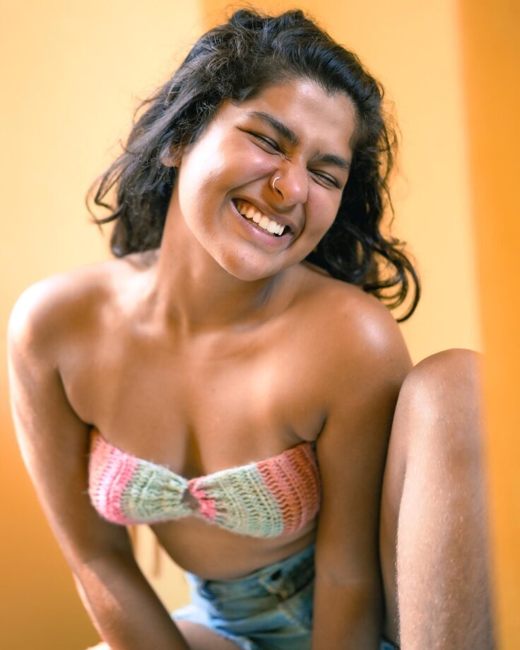 Former TMKOC actress Nidhi Bhanushali swamps internet with her sassy crochet bikini avatar 783241
