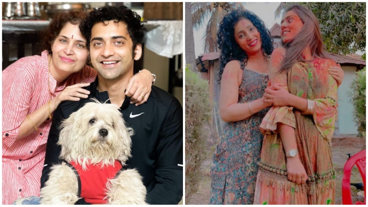 RadhaKrishn fame Sumedh Mudgalkar and Mallika Singh share happy moments with mothers, check out