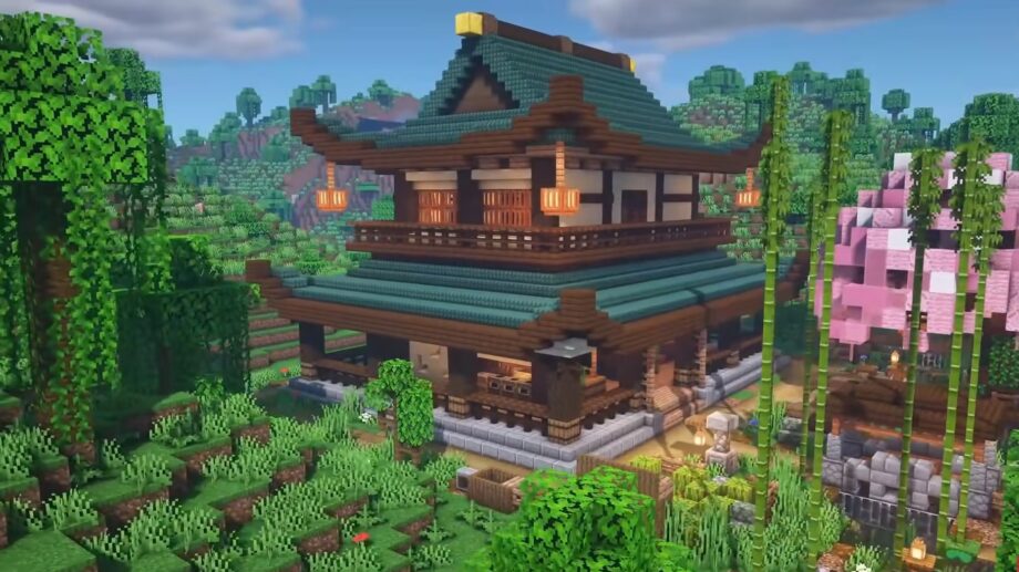 Try Out These Asian Architecture Inspired House Design In Minecraft - 0