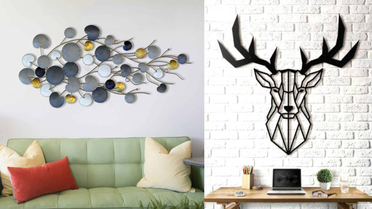 Buy 3D Look Elephant Face Metal Wall Art Online in India @ Best Price – The  Next Decor