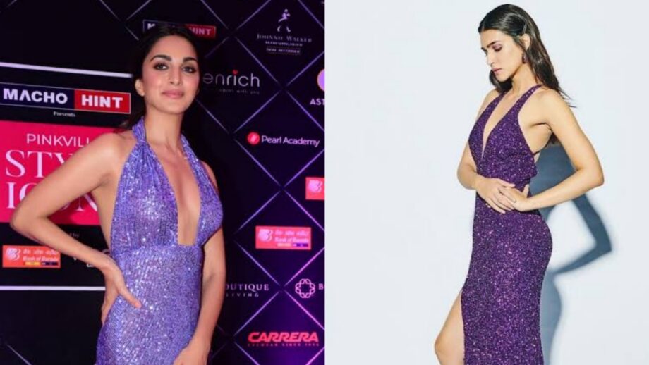 Fashion Face-off: Kiara Advani Vs Kriti Sanon: Who Got You Crushing In A Deep-Neck Purple Sequin Gown? 647946