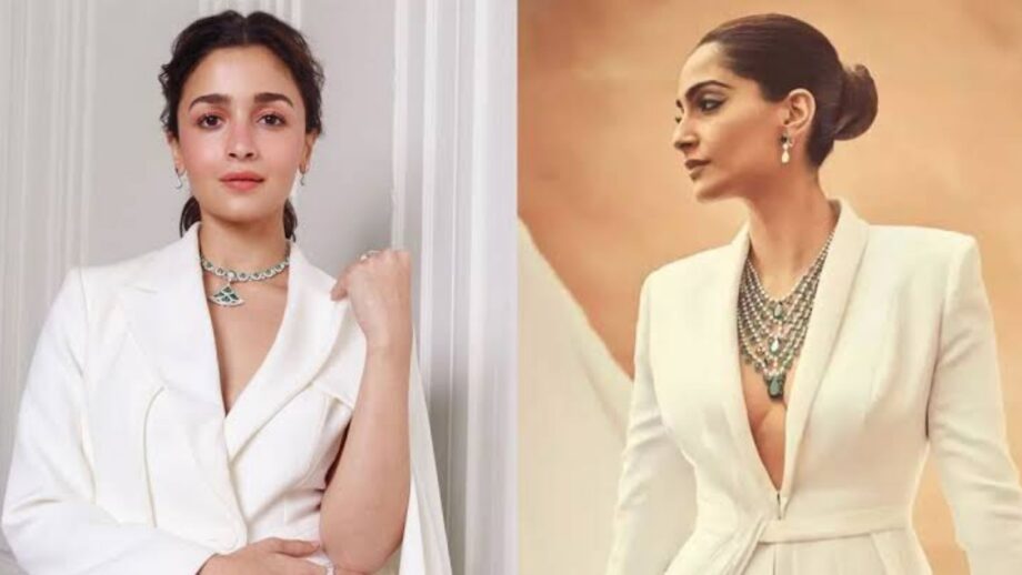 Fashion Face-off: Alia Bhatt Vs Sonam Kapoor: Whose White Pantsuit Is Your Favourite? 647936