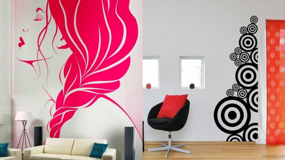 DIY Simple Wall Painting Designs Ideas For Living Room | IWMBuzz