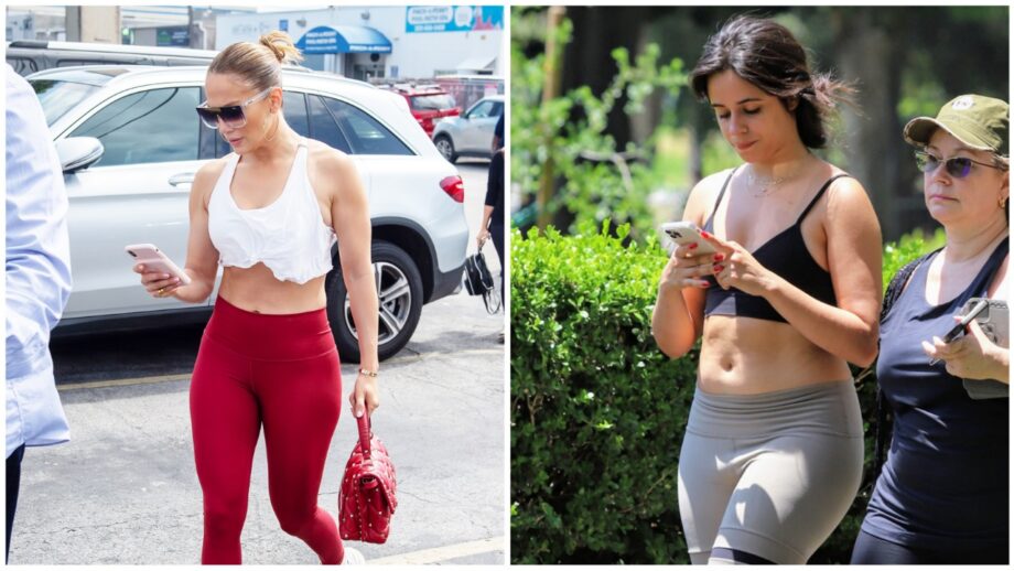 Jennifer Lopez To Camila Cabello: Crop Tops And Leggings Are The New Gym  Outfits