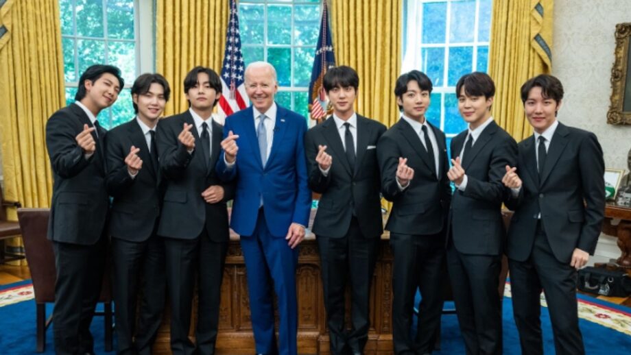 Watch: BTS boyband meets President Joe Biden at Oval Office, see iconic moment 628624