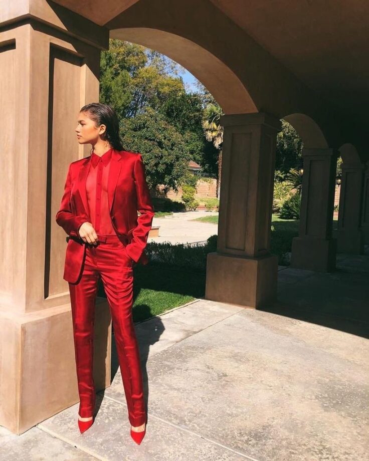 You Will Be Jealous Of Zendaya’s Collection Of Red Fits - 5