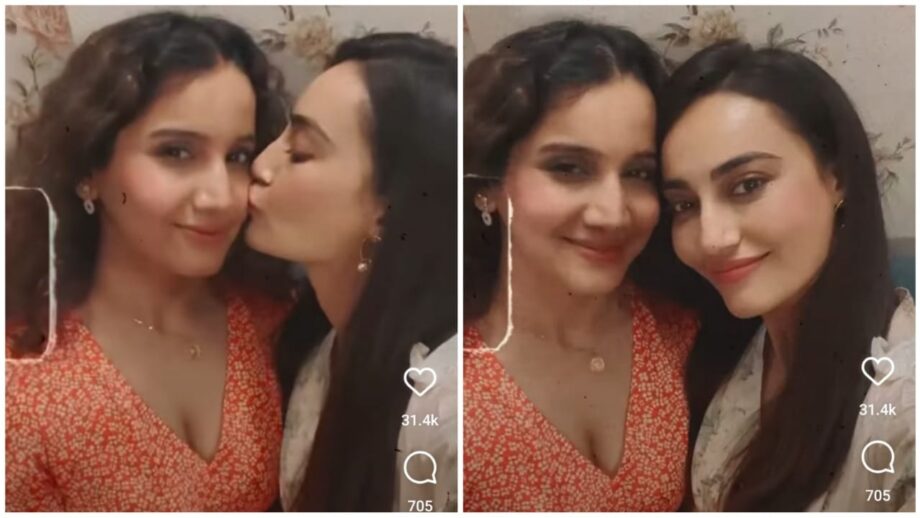 You're very precious: Surbhi Jyoti gives adorable cheek kiss to special friend, check out 629117