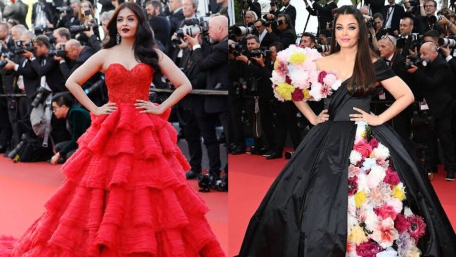 47 Cannes red carpet looks that show how much Aishwarya Rai's style has  changed