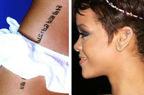 Rihanna's Tribal Dragon Claw Hand Tattoo- PopStarTats