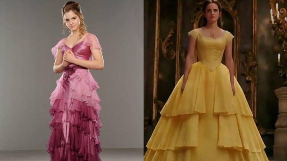 Hermione In The Pink Gown Or Belle In The Yellow Gown: Which Look Of Emma Watson Do You Love The Most? 651393