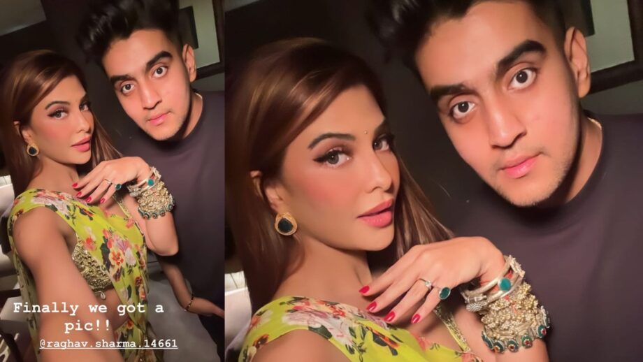 Jacqueline Fernandes goes cosy n candid with Raghav Sharma, saying ‘finally we got a pic’