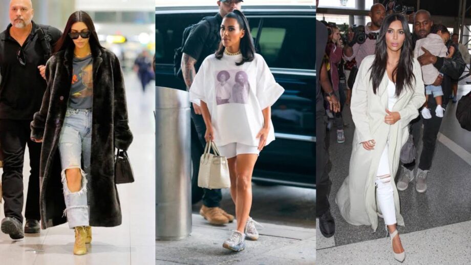 Kim Kardashian’s Airport Casual Looks That You Can Recreate