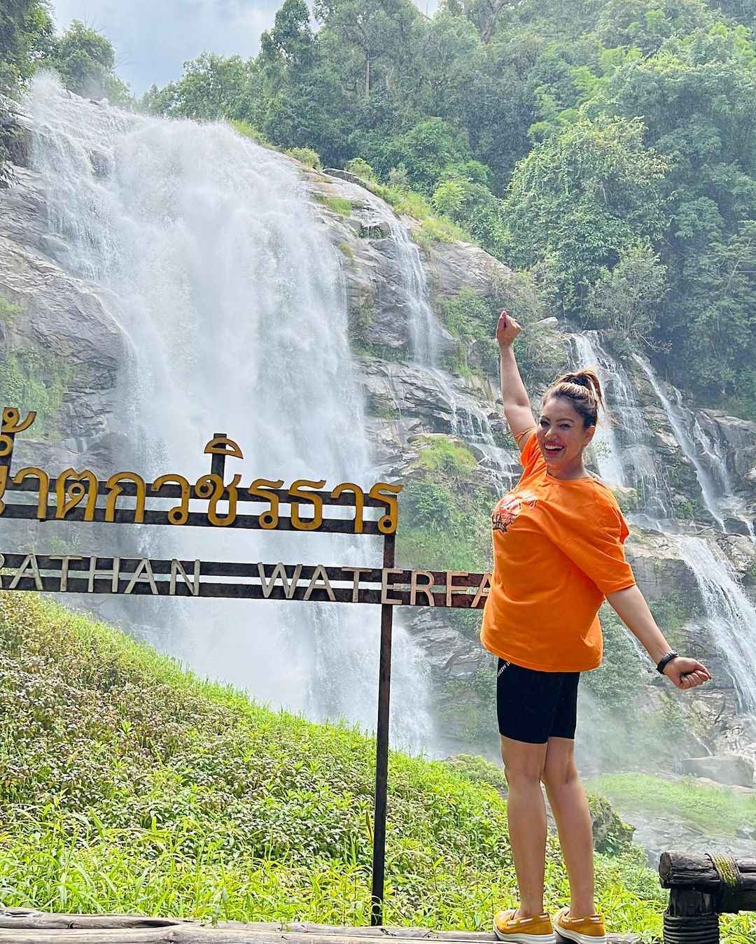 My inner child came out...: TMKOC diva Munmun Dutta enjoys waterfall experience in Thailand, shares cute pic 3