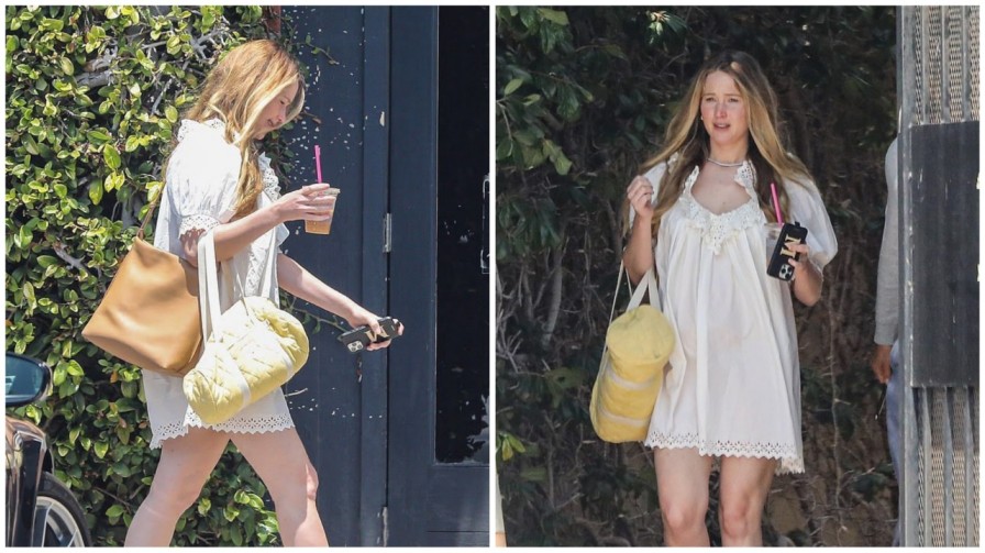 Only Jennifer Lawrence Can Look Angelic While Running Errands In Her White Dress